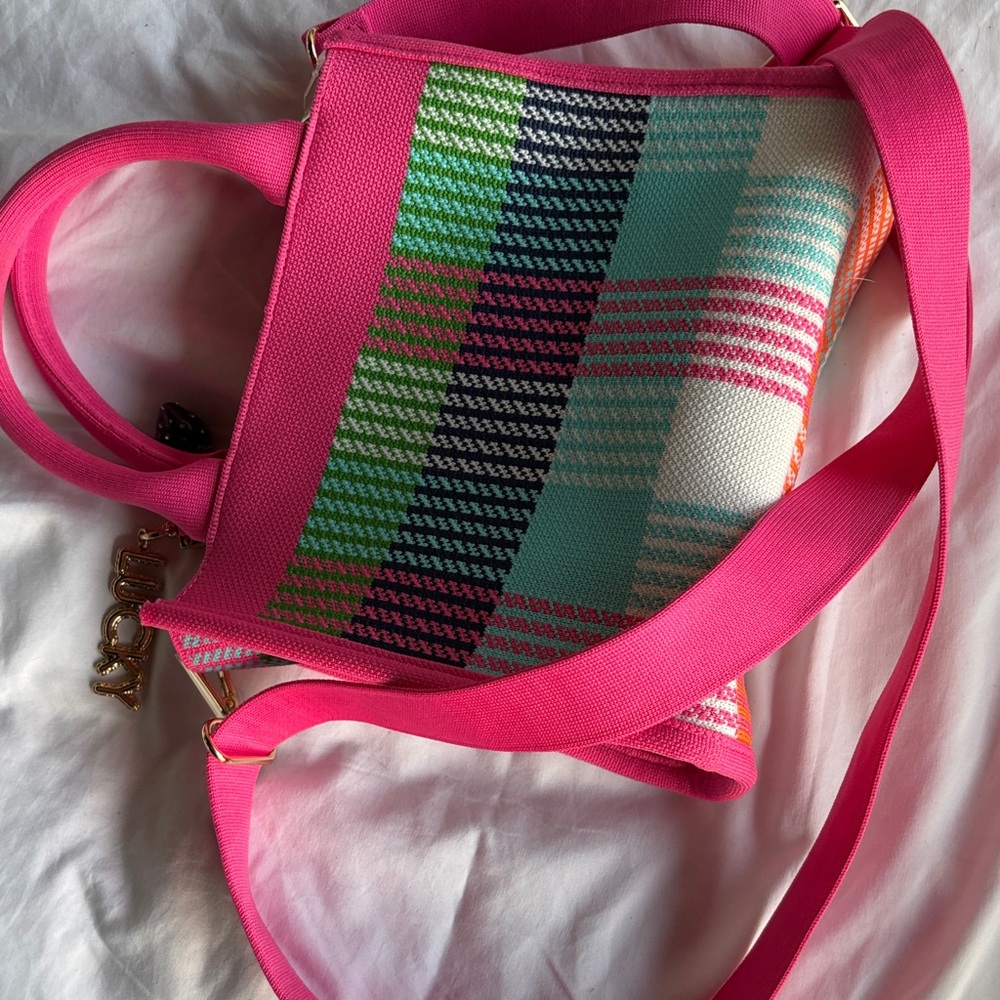 Kate Spade x Target Plaid knit Crossbody Bag. - Picture 5 of 6